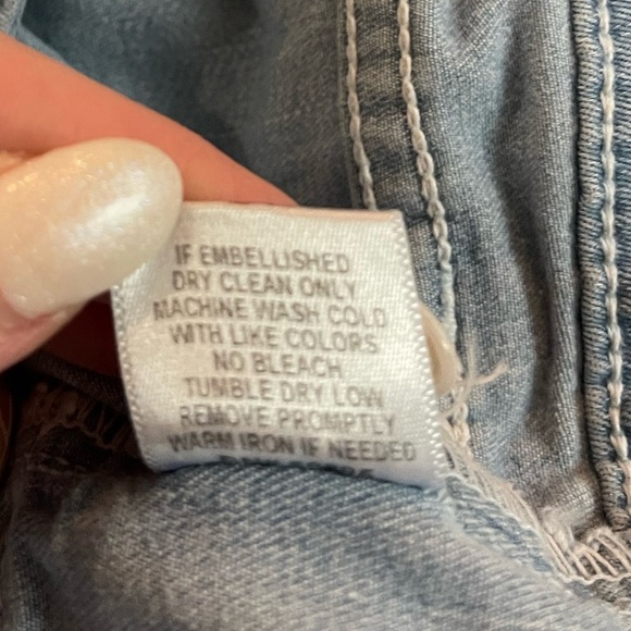Y2K Carmar Light Blue Faded Skinny Jeans Size 24 - Picture 8 of 9
